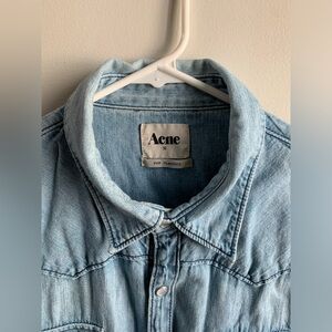 Acne Western Button Down Shirt